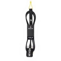 ROAM Surfboard Leash Big Wave SUP 6.0 8mm Schwarz
