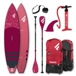 Fanatic Diamond Air Touring 11'6" & Carbon-Paddel Damen SUP Set