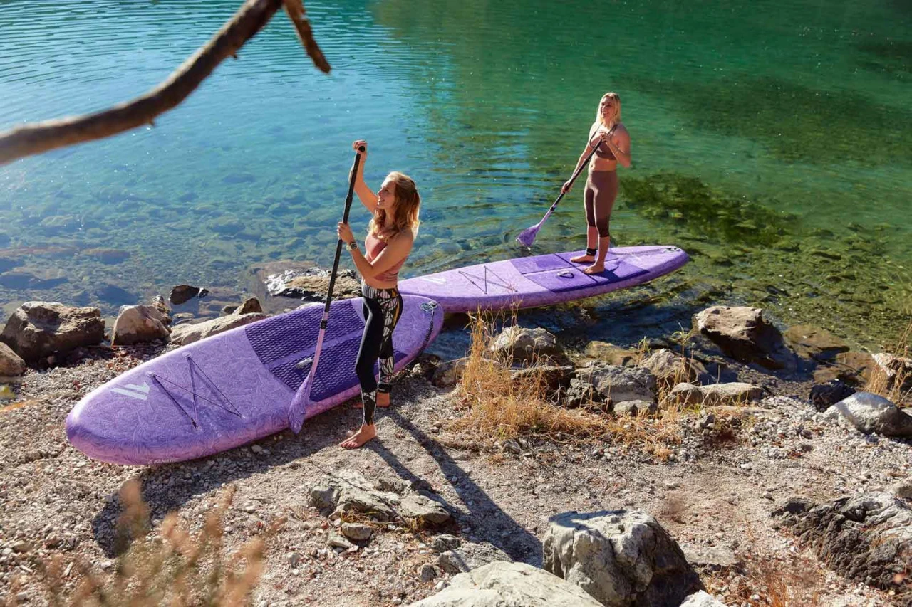 Fanatic Diamond Air Pocket 10'4" & Paddel Damen SUP Set 13 Fanatic Diamond Air Pocket 10'4" & Paddel Damen SUP Set – Bild 11